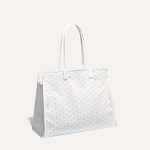 Goyard Hardy PM Tote Bag White - Image 2